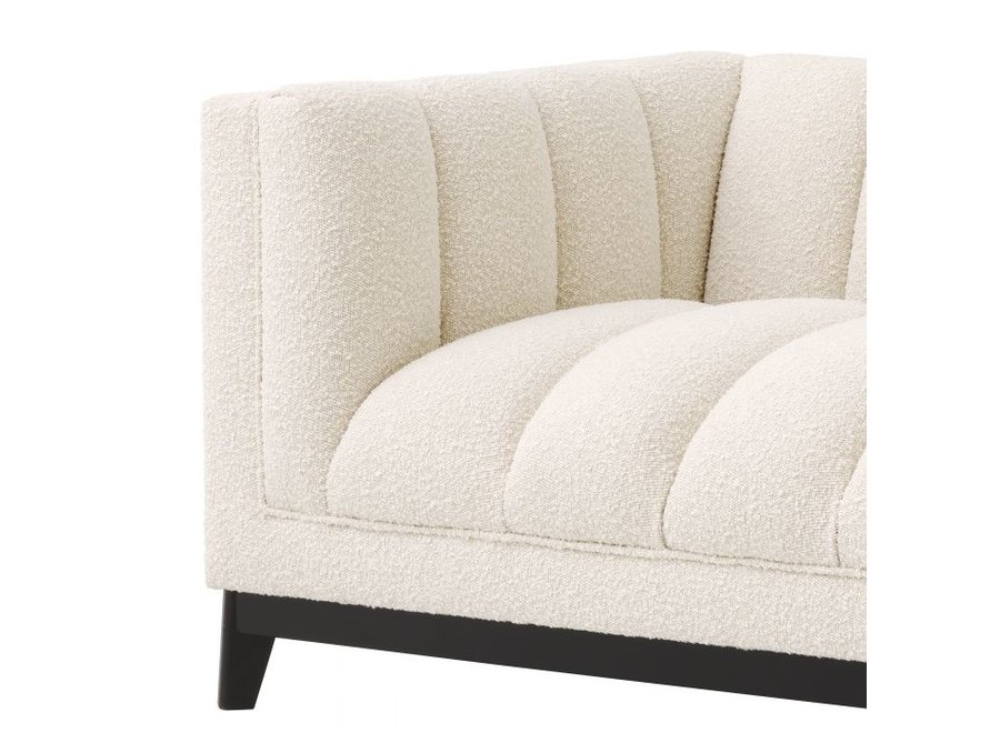 Lounge Sofa 'Ditmar' - Left- Bouclé Cream