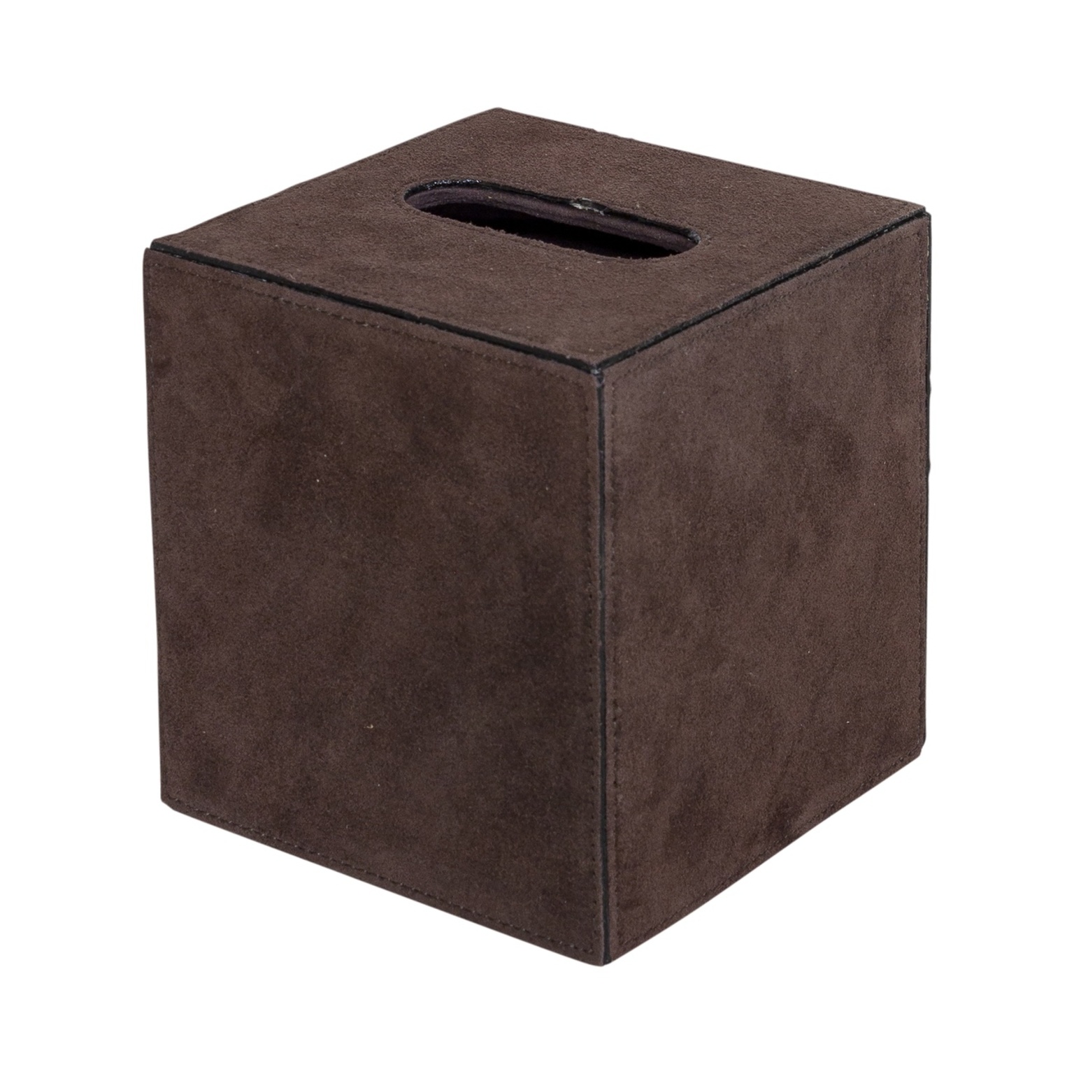 Tissue-Box 'Ana' - Suede - Wilhelmina Designs