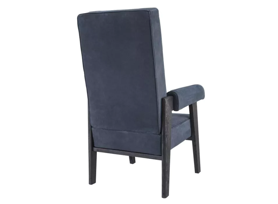 Fauteuil 'Milo' high - Blue
