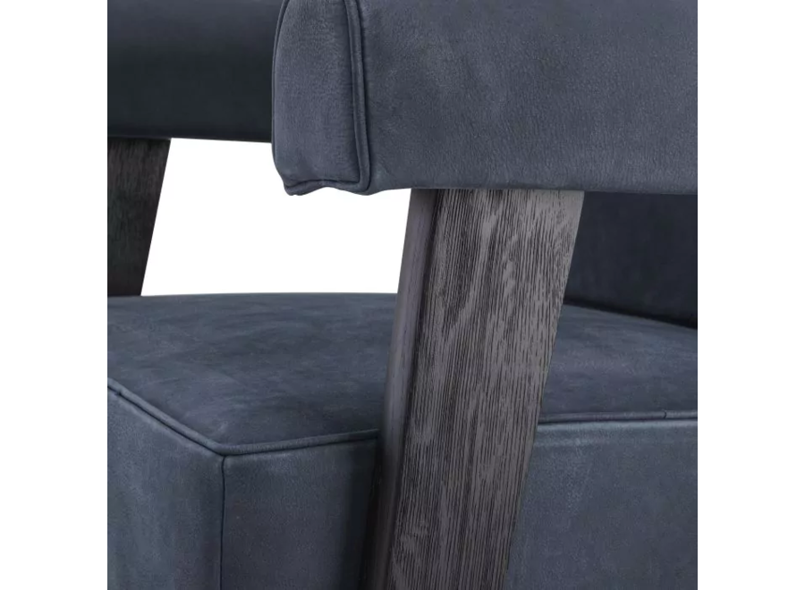 Chair 'Milo' high - Blue