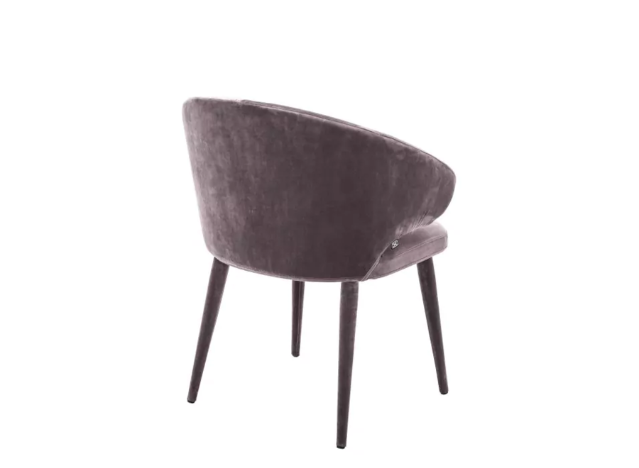 Dining Chair 'Cardinale' - Taupe Velvet