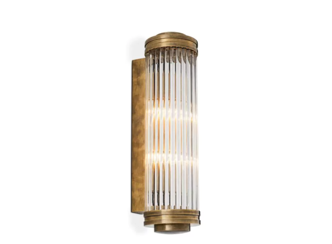 Wall lamp Gascogne - L - Brass