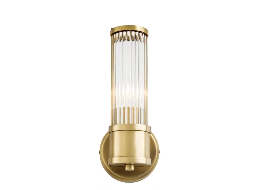 Wall lamp 'Claridges' - Single - Brass