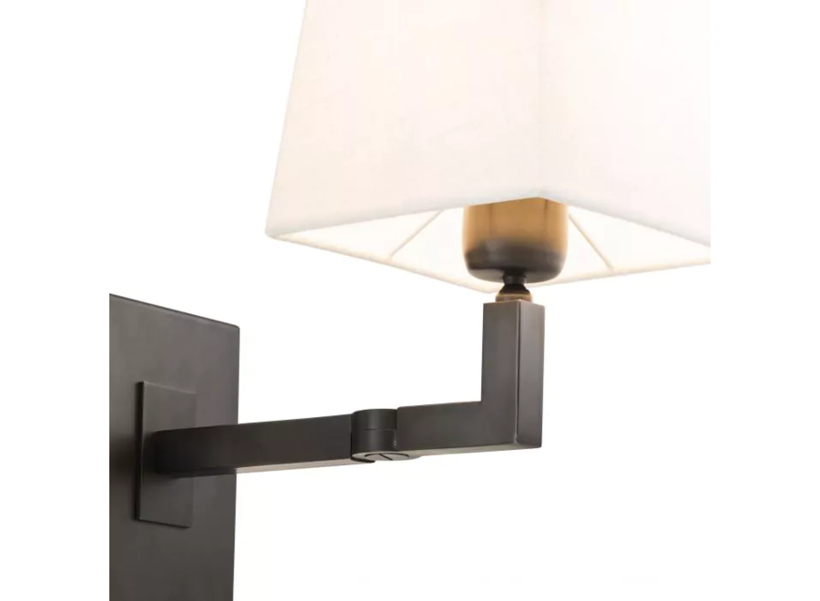 Lampe murale 'Cambell' - Bronze