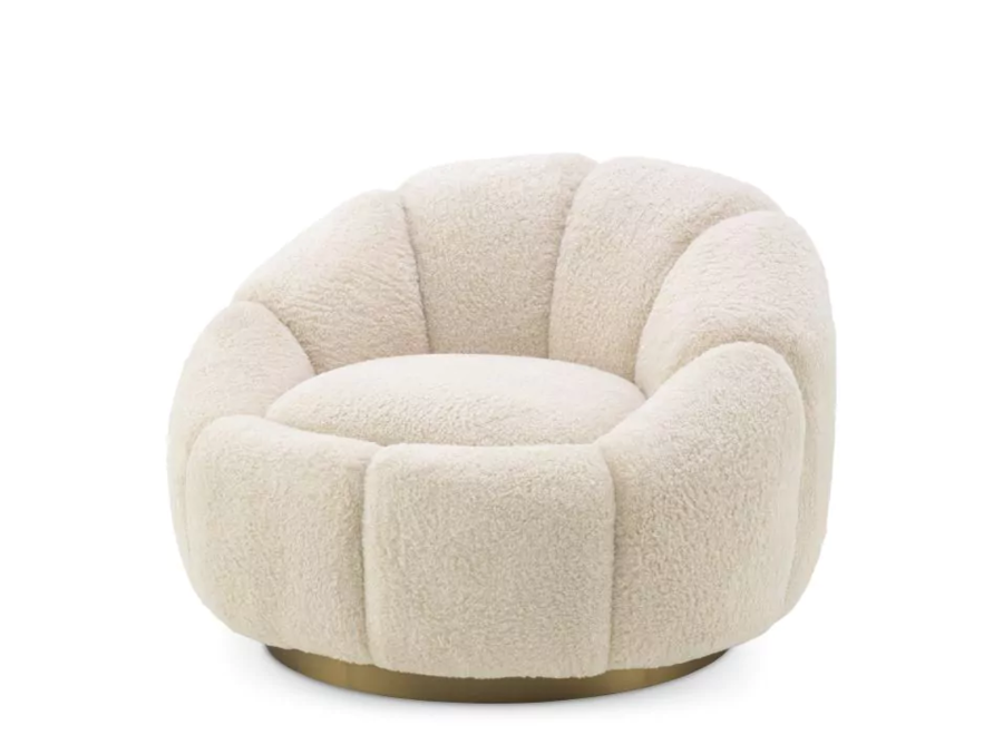 Chaise Pivotante 'Inger' - Brisbane cream