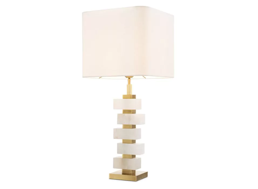 Table lamp 'Amber' - Alabaster