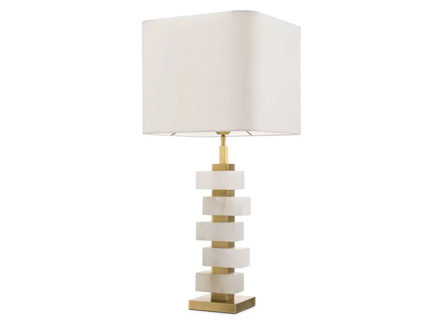 Table lamp 'Amber' - Alabaster