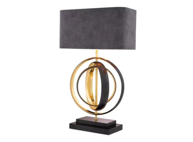 EICHHOLTZ Floor lamp 'Kingston' - brass - Wilhelmina Designs