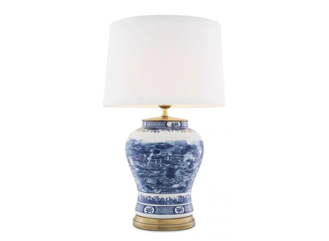 Lampe à poser Chinese Blue