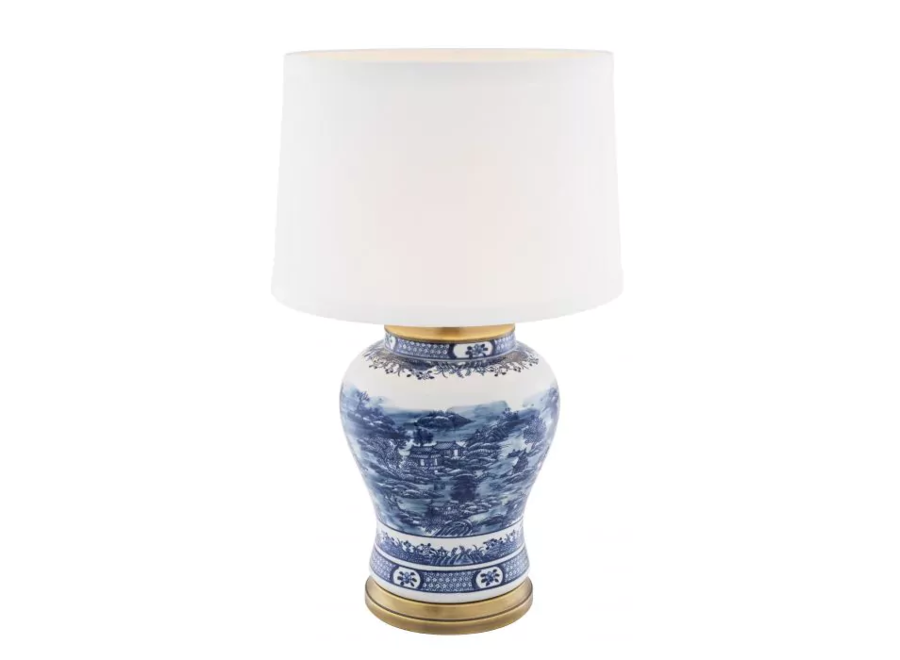 Tischlampe ‘Chinese Blue'
