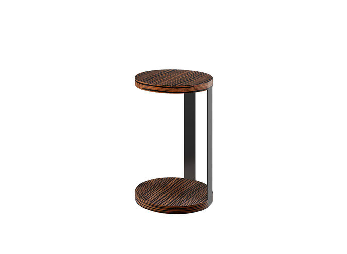 Table d'appoint Genoa - Macassar Wood Brown - S