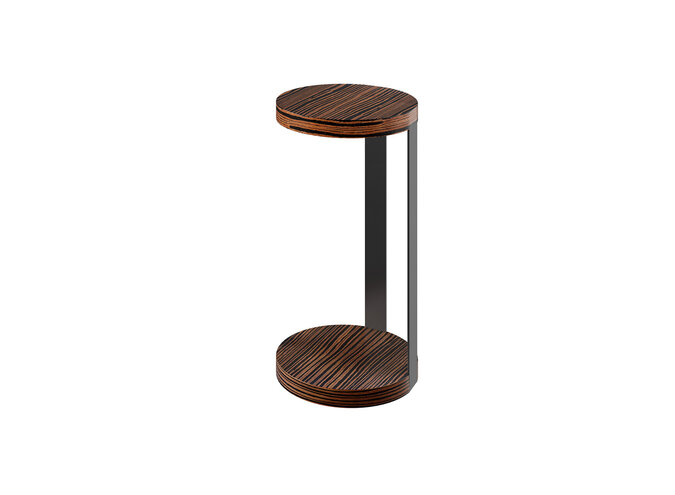 Table d'appoint Genoa - Macassar Wood Brown - M
