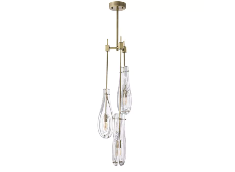 Kroonluchter 'Bellano' - S - Brass