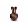 Hornvase '3 Mund' oval copper