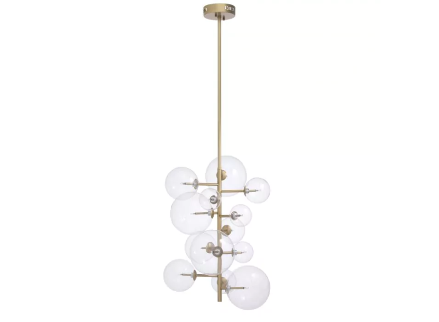 Chandelier 'Ezra' - Brass