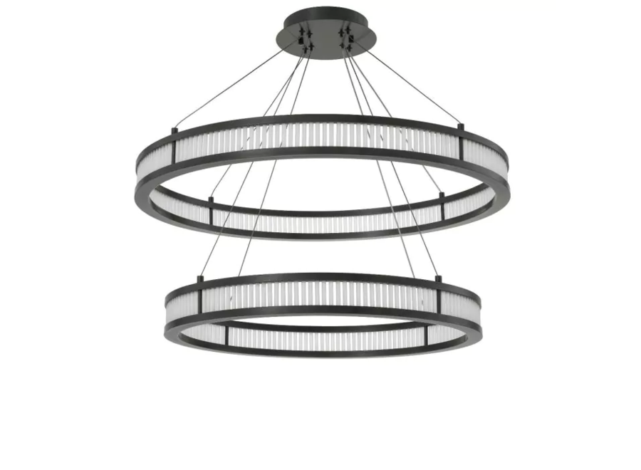 Kronleuchter 'Damien' - Bronze - Double