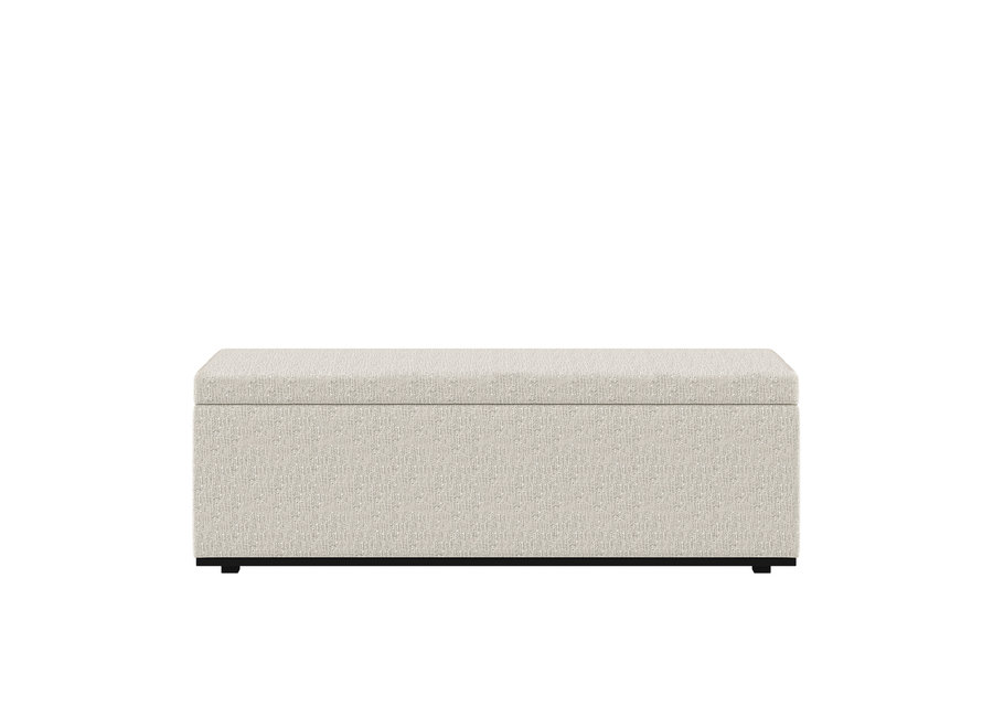 Bed bench 'Porto' - Prado Fabric Cream