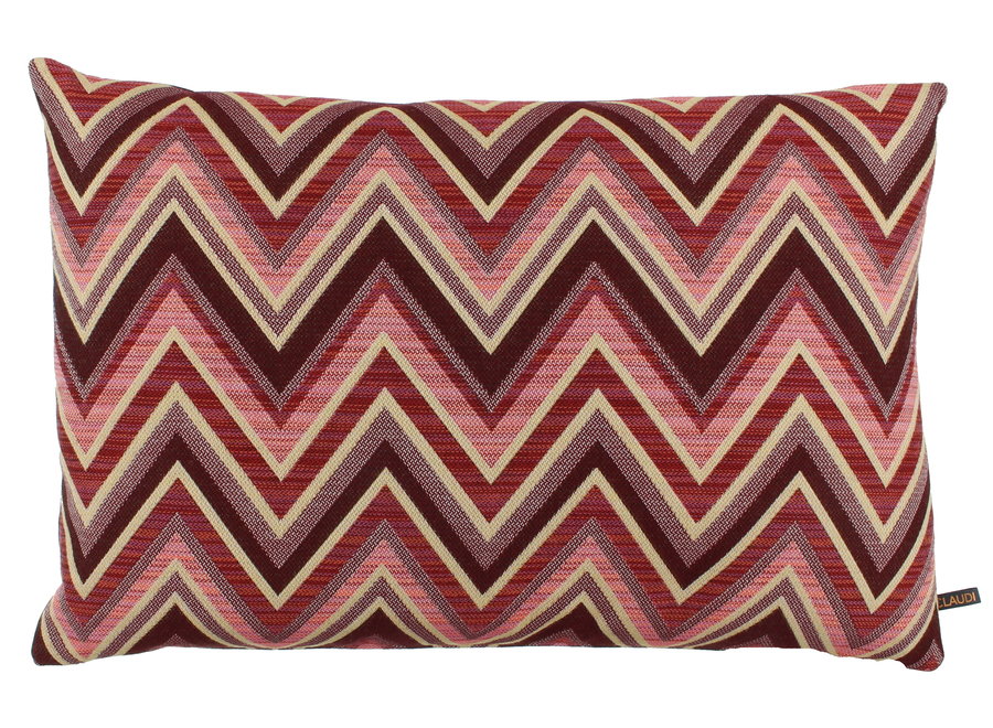 Decorative cushion Achille Cerise