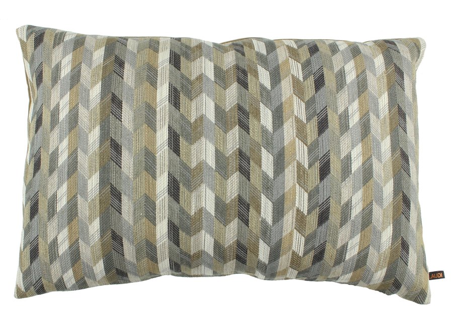 Decorative cushion Ernesto Grey/Mint