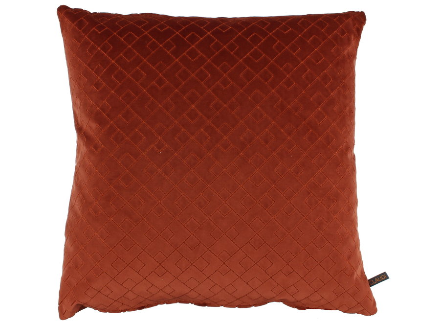 Decorative pillow Braydon Burned Orange