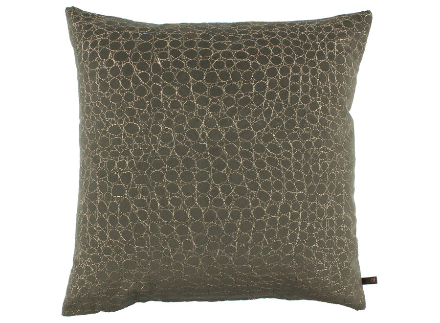 Decorative pillow Carlos Dark Taupe