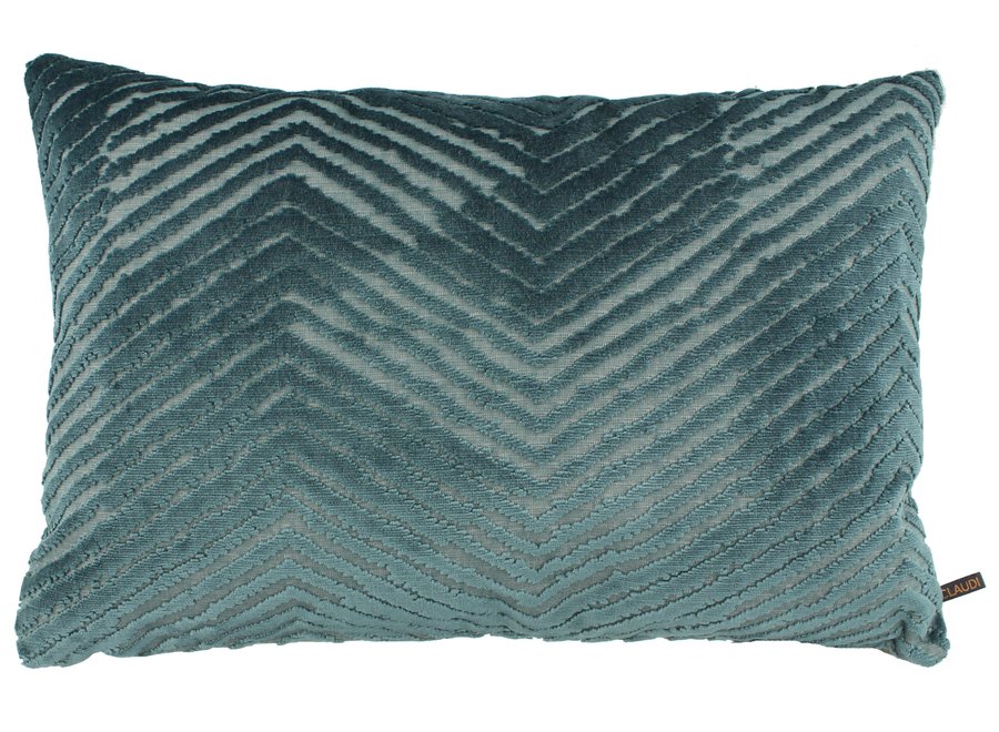 Decorative pillow Gabriele Petrol