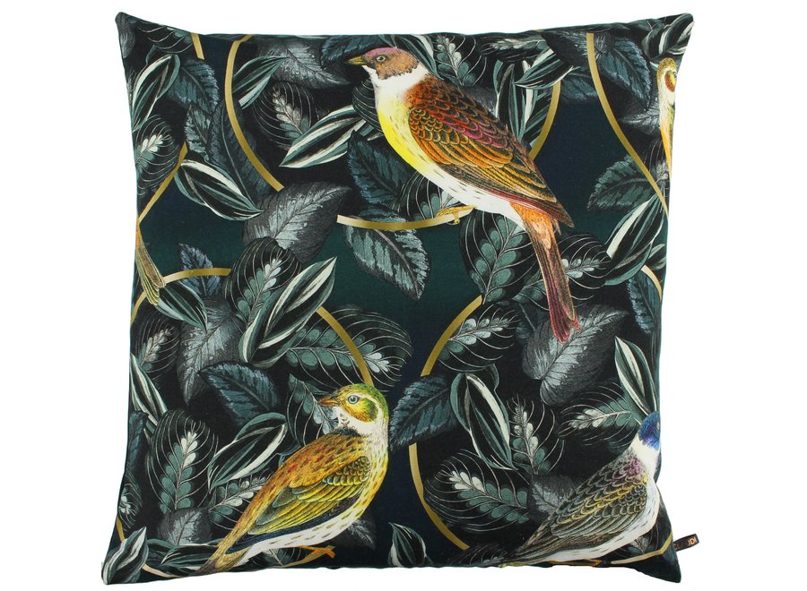 Decorative pillow Hidde Petrol