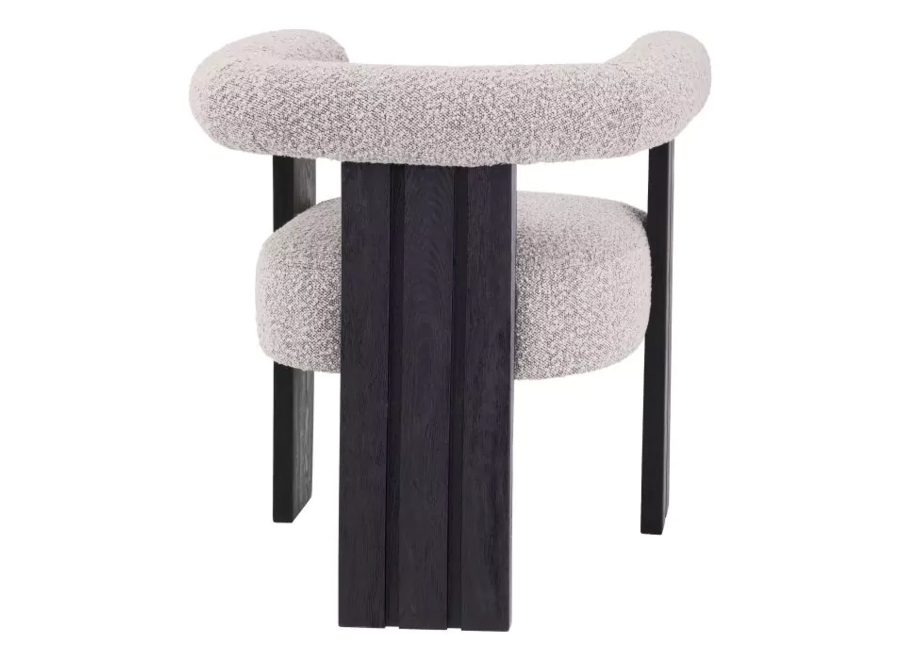 Dining Chair 'Percy' - Bouclé grey