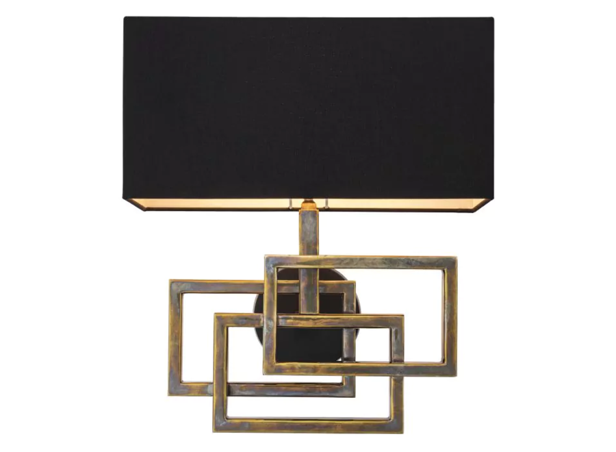 Wall lamp 'Windolf' - Brass