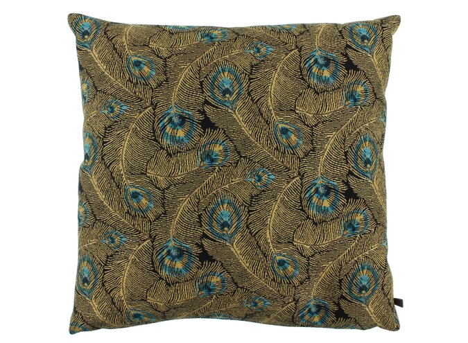 Coussin Pietro Petrol/Gold