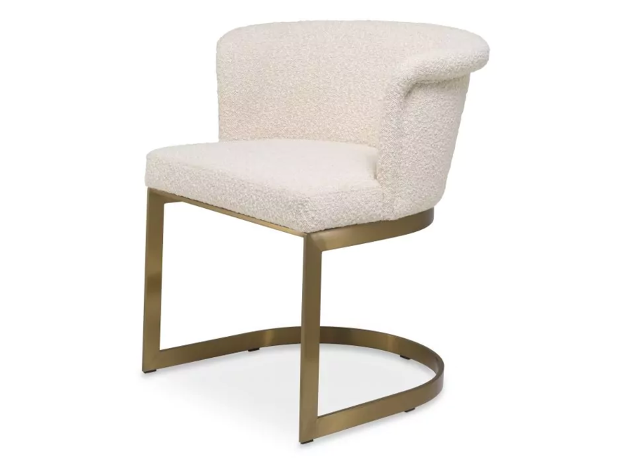 Chaise de salle à manger 'Bofinger' - Bouclé cream