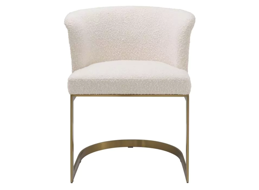 Dining Chair 'Bofinger' - Bouclé cream