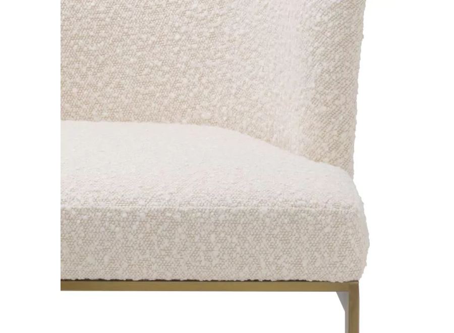 Chaise de salle à manger 'Bofinger' - Bouclé cream