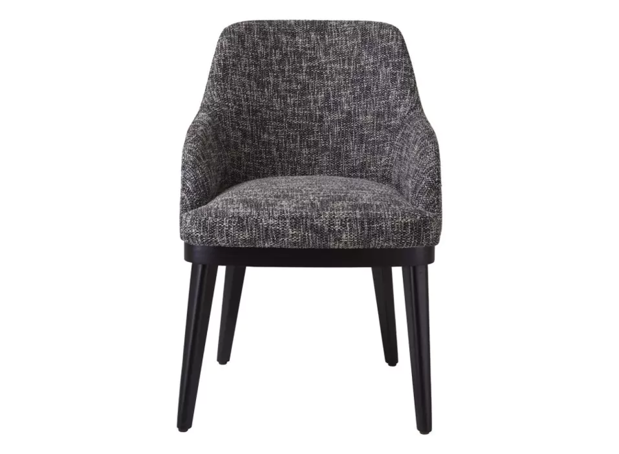 Dining Chair 'Costa' - with armrest - Cambon black