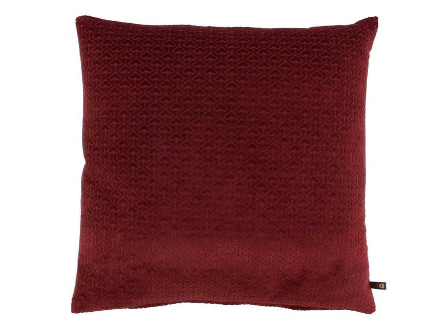 Decorative cushion Uffie Dark Red