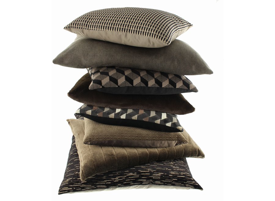 Coussin décoratif Sivandra Dark Taupe