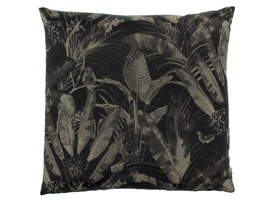 Coussin décoratif Joia Black/Taupe