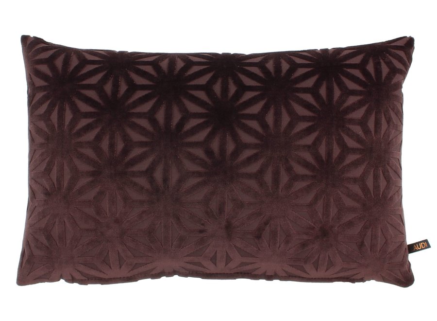 Decorative pillow Uga Aubergine