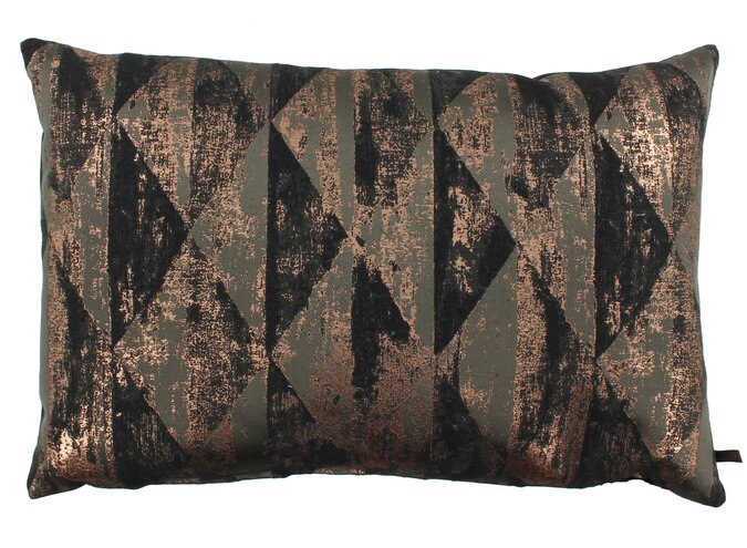 Coussin Misty Anthracite/Copper