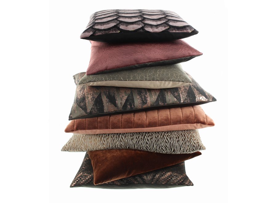 Dekoratives Kissen Carlos Dark Taupe