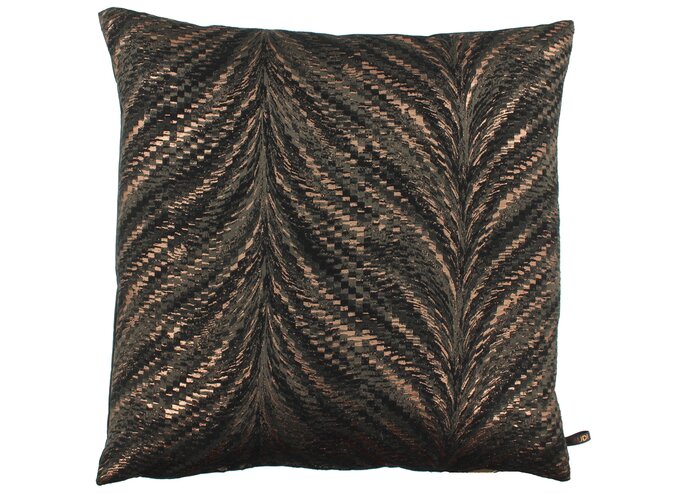 Coussin Lucian Anthracite/Copper