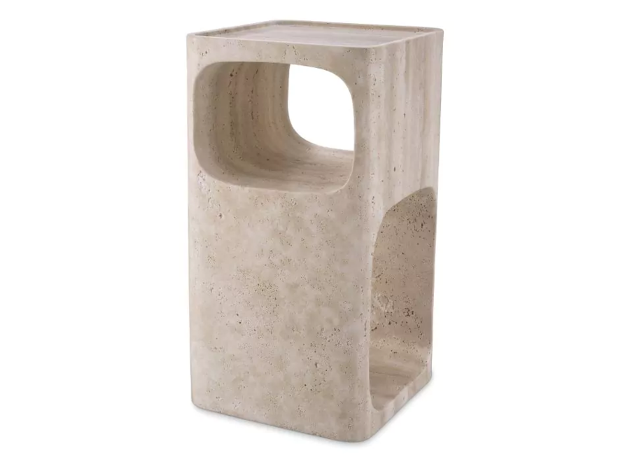 Side Table 'Adler' - Travertine