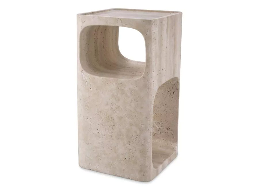 Table d'appoint 'Adler' - Travertine