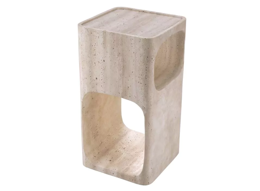 Side Table 'Adler' - Travertine