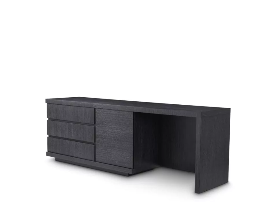 EICHHOLTZ The Desk Crosby Charcoal grey Wilhelmina Designs