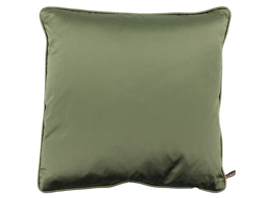 Coussin décoratif Dafne Army+ Piping Diamo