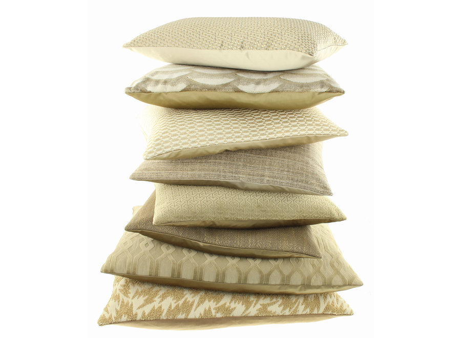Coussin décoratif Calassandra EXCLUSIVE White/Gold