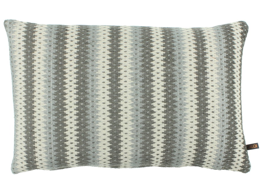 Decorative pillow Tjaza Grey/Mint