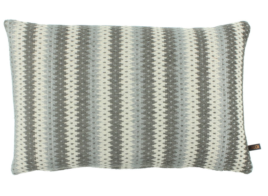 Cushion Tjaza Grey/Mint