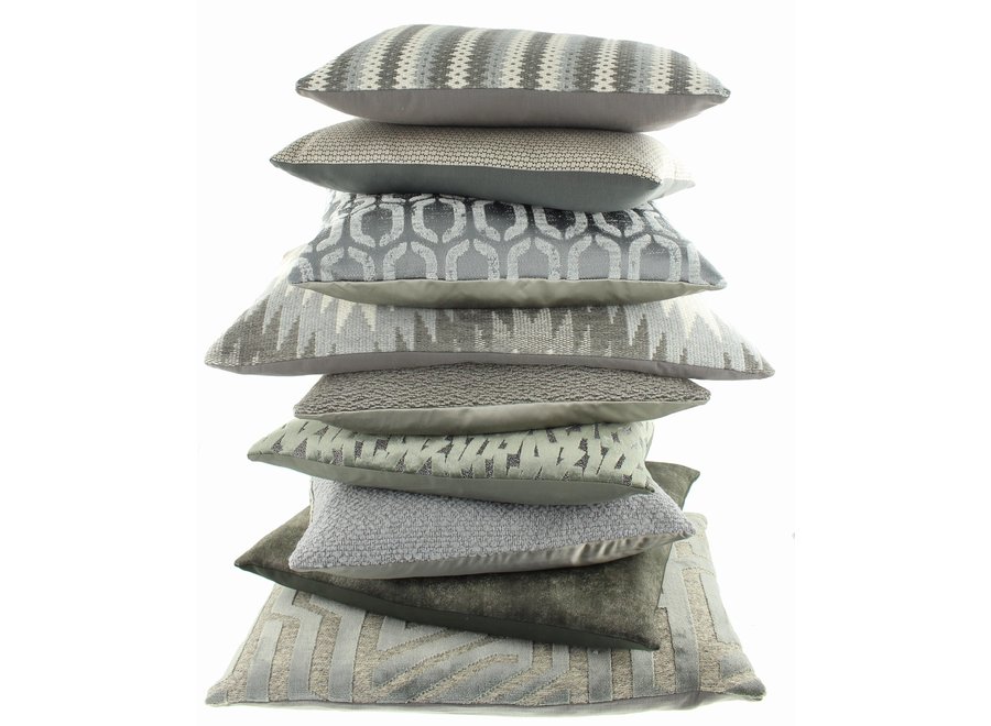 Decorative cushion Nesma Grey/Mint